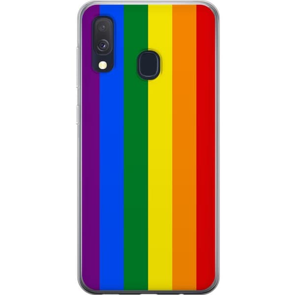 Kompatibelt Mobildeksel til Samsung Galaxy A40 Pride Flagga