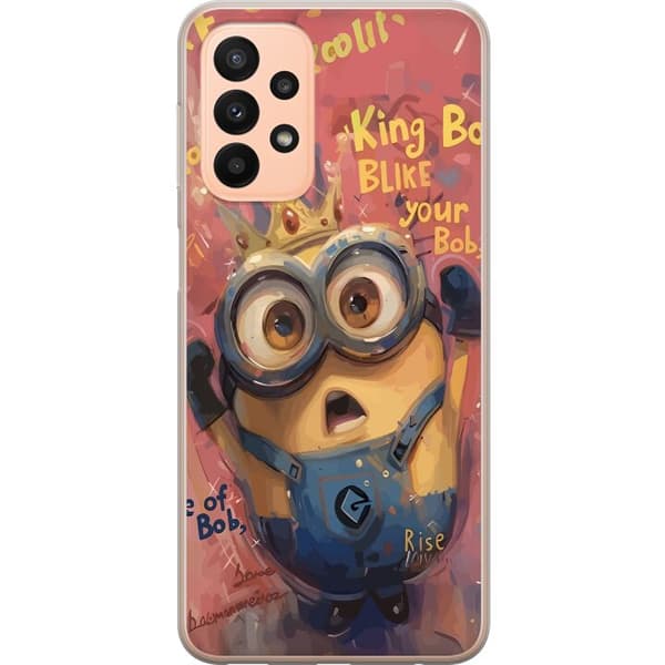 Kompatibelt Mobildeksel til Samsung Galaxy A23 Minion Med Krona