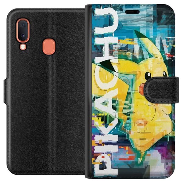Kompatibelt Lommeboketui til Samsung Galaxy A20e Pikachu
