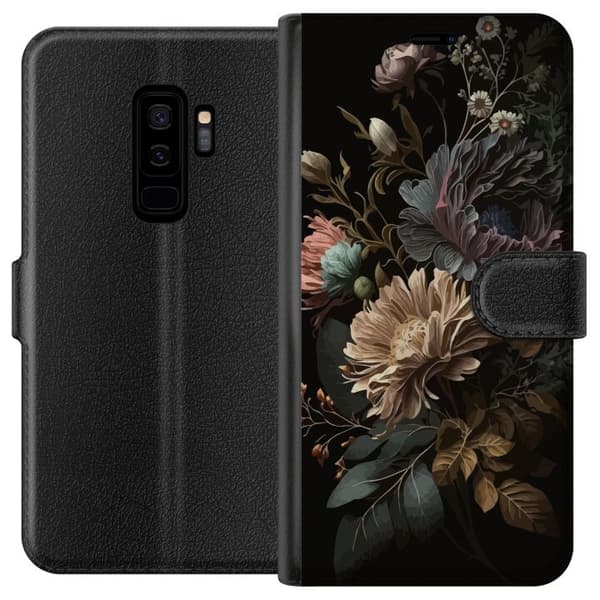 Kompatibelt Lommeboketui til Samsung Galaxy S9+ Blomster