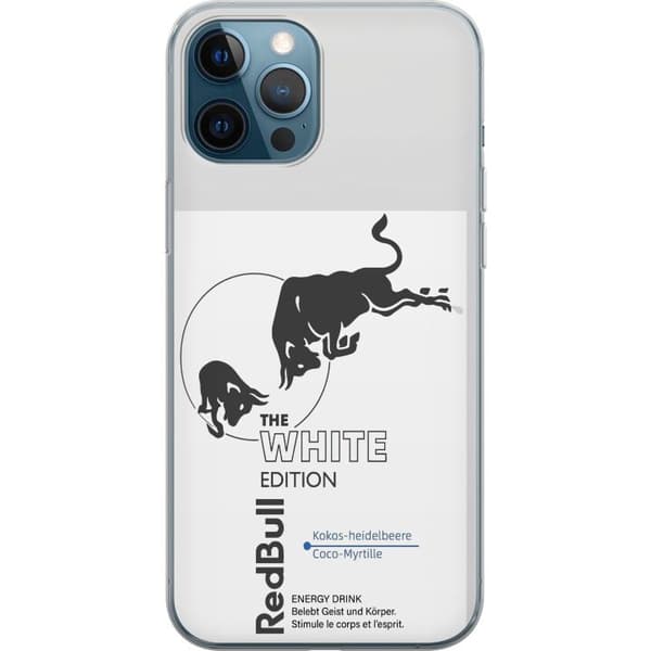Kompatibelt Mobildeksel til Apple iPhone 12 Pro Moderne Red Bull White Edition design