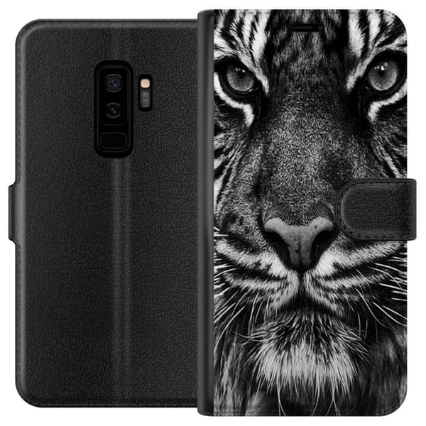 Kompatibelt Lommeboketui til Samsung Galaxy S9+ Tiger