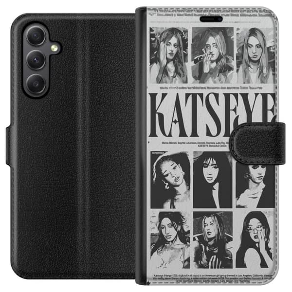 Kompatibel Tegnebogsetui til Samsung Galaxy A24 4G KATSEYE