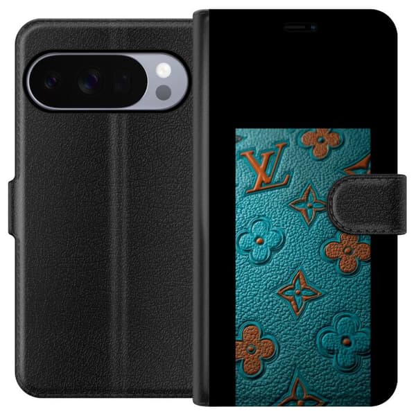 Kompatibelt Lommeboketui til Google Pixel 11 Pro Elegant monogramdesign med preget skinnfølelse