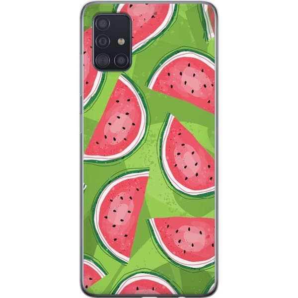 Kompatibelt Mobilskal till Samsung Galaxy A51 Vattenmelon