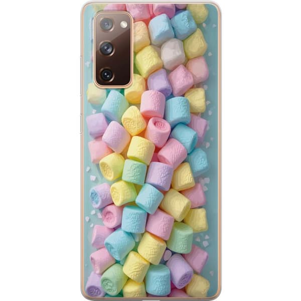 Kompatibelt Mobildeksel til Samsung Galaxy S20 FE Søt godisdesign med marshmallows