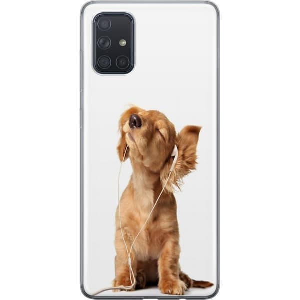 Kompatibelt Mobilskal till Samsung Galaxy A71 Hund