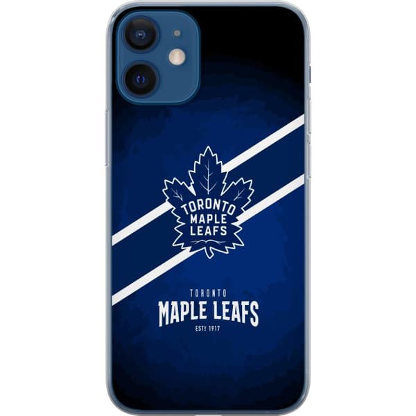 Kompatibelt Mobilskal till Apple iPhone 12 Toronto Maple Leafs (NHL)