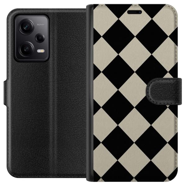 Kompatibel Tegnebogsetui til Xiaomi Redmi Note 12 Pro Mono-diamant