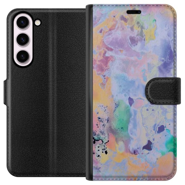 Kompatibelt Lommeboketui til Samsung Galaxy S23+ Marmor