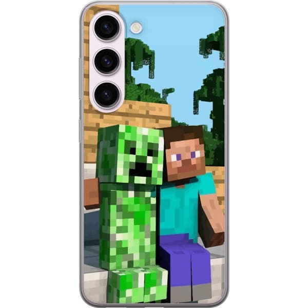 Kompatibelt Mobildeksel til Samsung Galaxy S23 MineCraft