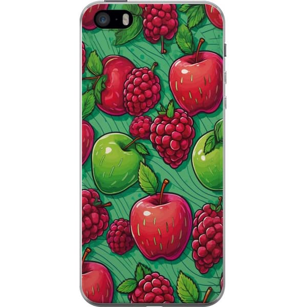 Kompatibelt Mobildeksel til Apple iPhone SE (2016) Saftig frukt motiv med bær