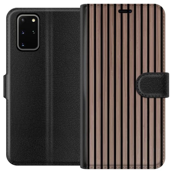 Kompatibelt Plånboksfodral till Samsung Galaxy S20+ Mönster Trä