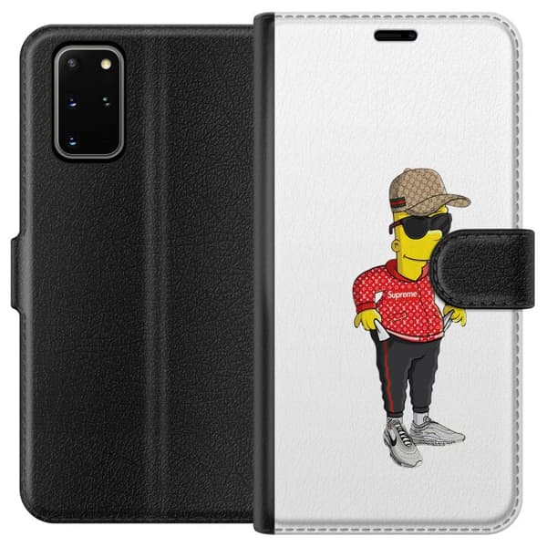 Kompatibelt Plånboksfodral till Samsung Galaxy S20+ Bart Simpsons SUP