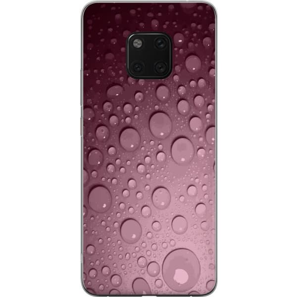 Kompatibelt Mobildeksel til Huawei Mate 20 Pro Rosa vattendroppar