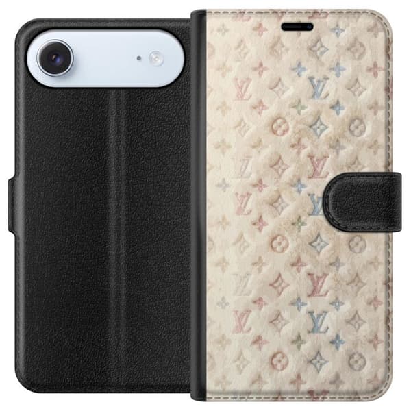 Kompatibel Tegnebogsetui til Apple iPhone Air Farverig monogram inspireret af eksklusiv modesans