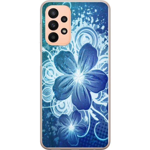 Kompatibelt Mobilskal till Samsung Galaxy A23 Blommor