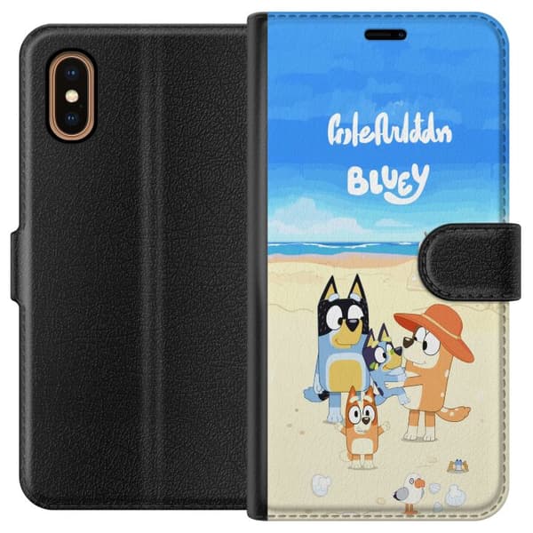 Kompatibelt Plånboksfodral till Apple iPhone XS Max Bluey