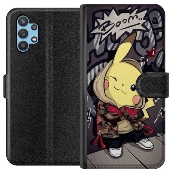 Kompatibelt Plånboksfodral till Samsung Galaxy A32 5G Pokemon