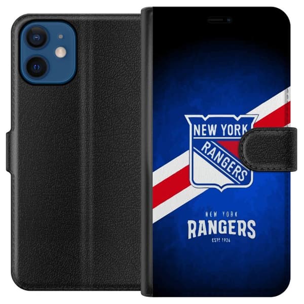 Kompatibelt Lommeboketui til Apple iPhone 12 New York Rangers (NHL)