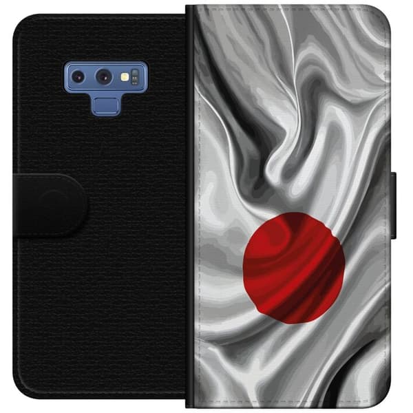 Kompatibel Tegnebogsetui til Samsung Galaxy Note9 Modern rumdesign med abstrakt planet