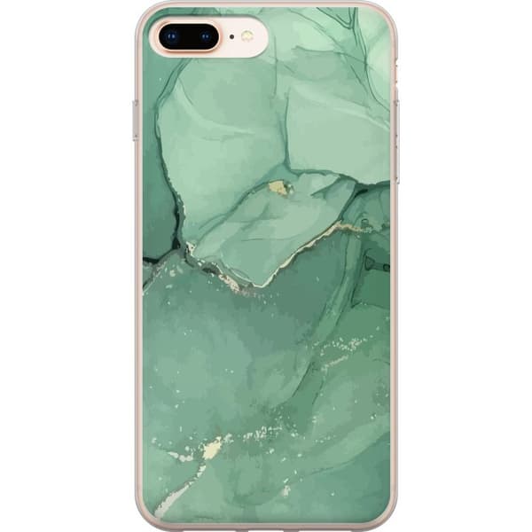 Kompatibel Mobilcover til Apple iPhone 8 Plus Grøn Marmor