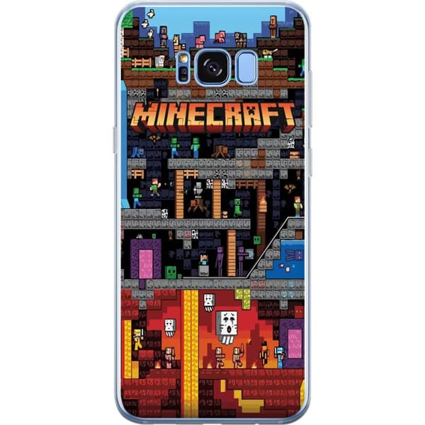 Kompatibelt Mobilskal till Samsung Galaxy S8+ Minecraft