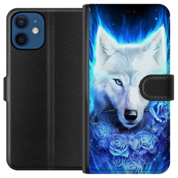 Yhteensopiva Lompakkokotelo Apple iPhone 12 mini Susi