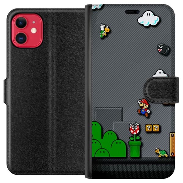 Kompatibelt Plånboksfodral till Apple iPhone 11 Super Mario Bros