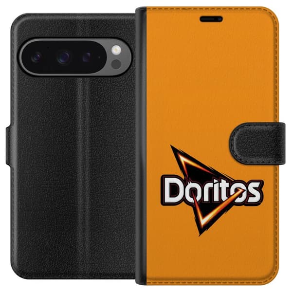 Kompatibelt Plånboksfodral till Google Pixel 9 Pro XL Stilren Doritos design med ikonisk logotyp