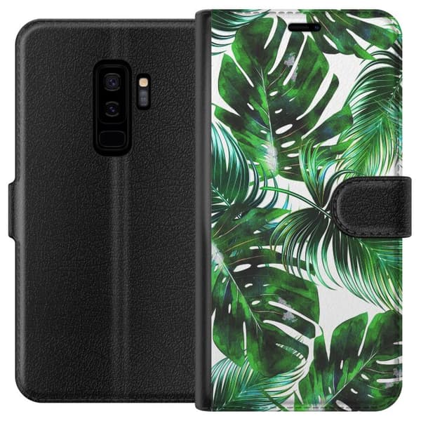 Kompatibelt Plånboksfodral till Samsung Galaxy S9+ Löv