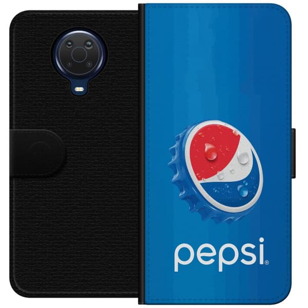 Kompatibel Tegnebogsetui til Nokia G20 Moderne drikke-inspireret design