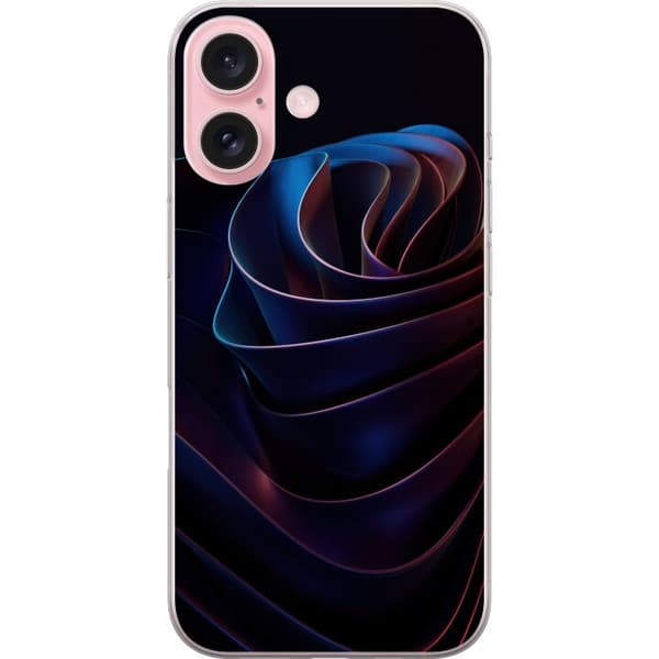 Kompatibelt Mobilskal till Apple iPhone 16 Electric Ribbons