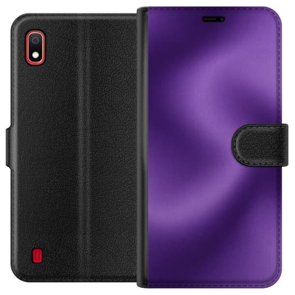 Kompatibelt Lommeboketui til Samsung Galaxy A10 Lilla bevegelse