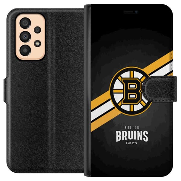Kompatibel Tegnebogsetui til Samsung Galaxy A33 5G Boston Bruins (NHL)