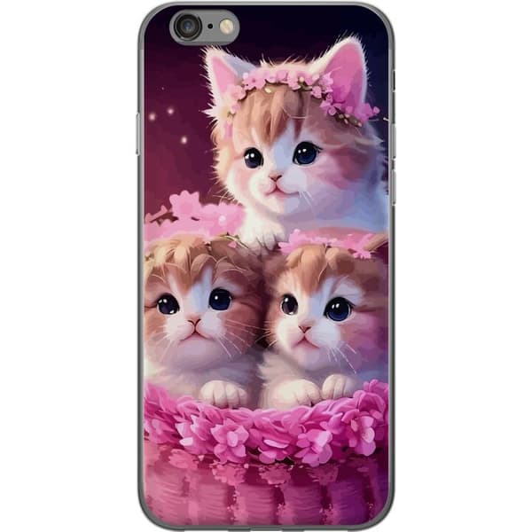 Kompatibelt Mobildeksel til Apple iPhone 6 Katter