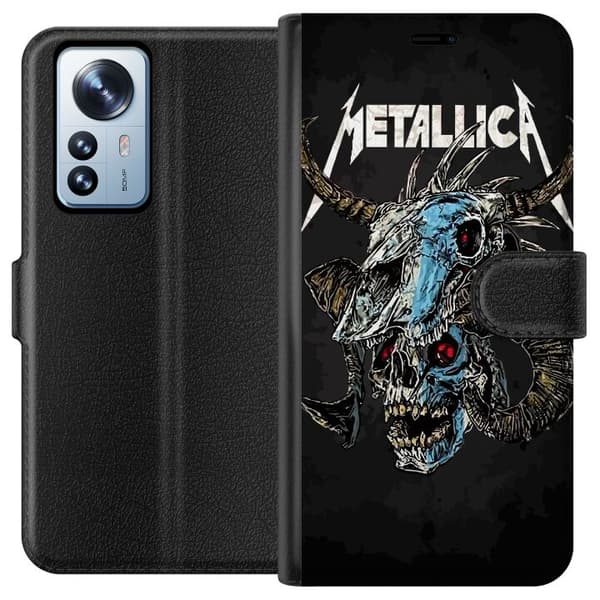 Kompatibel Tegnebogsetui til Xiaomi 12 Pro Metallica