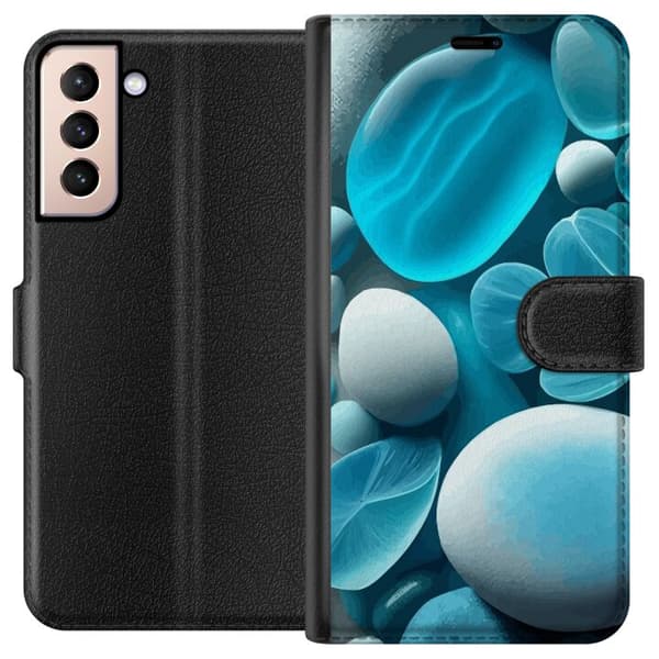 Kompatibel Tegnebogsetui til Samsung Galaxy S21 Glasperler