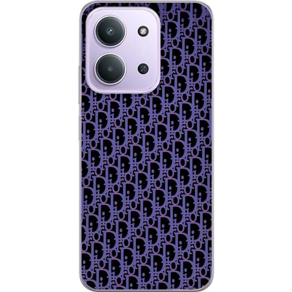 Kompatibelt Mobildeksel til Xiaomi Redmi 15C Moderneluksuriøst monogram i stilrent design