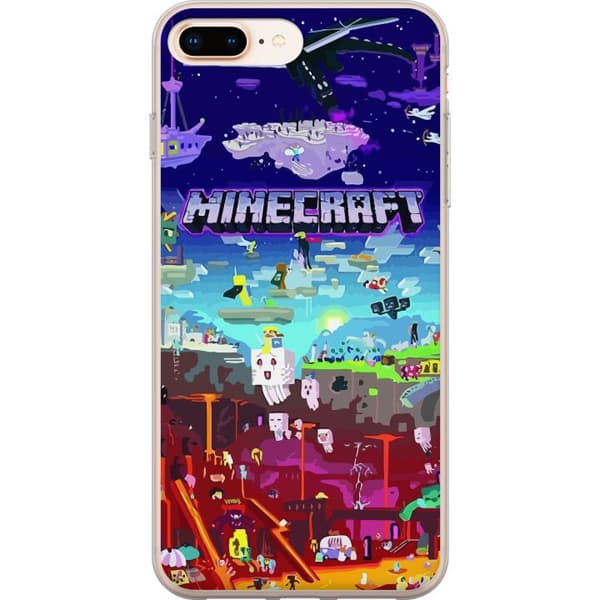 Kompatibelt Mobildeksel til Apple iPhone 8 Plus Minecraft