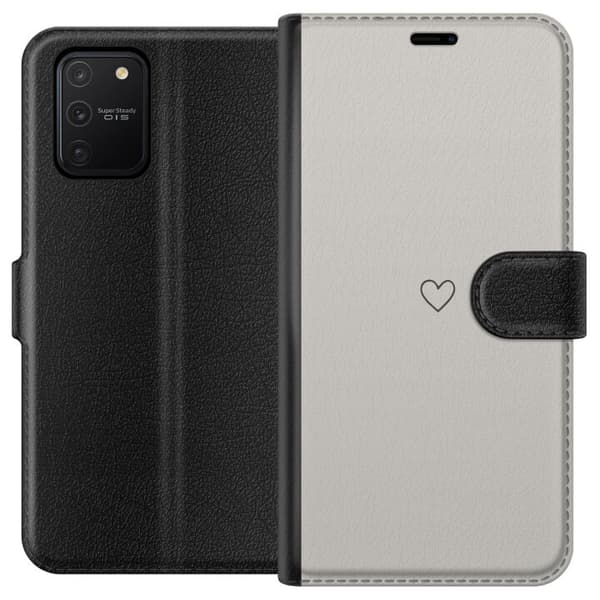 Kompatibelt Lommeboketui til Samsung Galaxy S10 Lite Hjerte