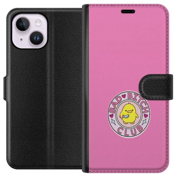 Kompatibel Tegnebogsetui til Apple iPhone 14 Plus Bad Bitch Club
