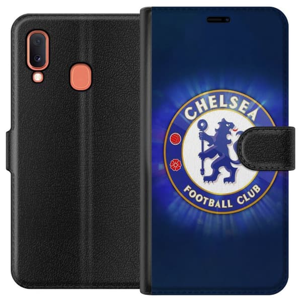 Kompatibelt Lommeboketui til Samsung Galaxy A20e Chelsea
