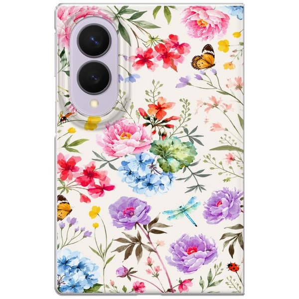 Kompatibelt Mobildeksel til Samsung Galaxy Z Fold8 Blomsterselskapet