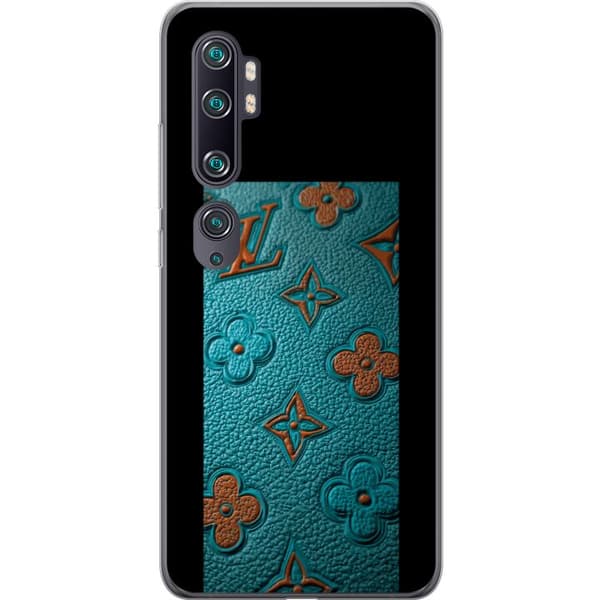 Kompatibelt Mobildeksel til Xiaomi Mi Note 10 Elegant monogramdesign med preg av lærfølelse