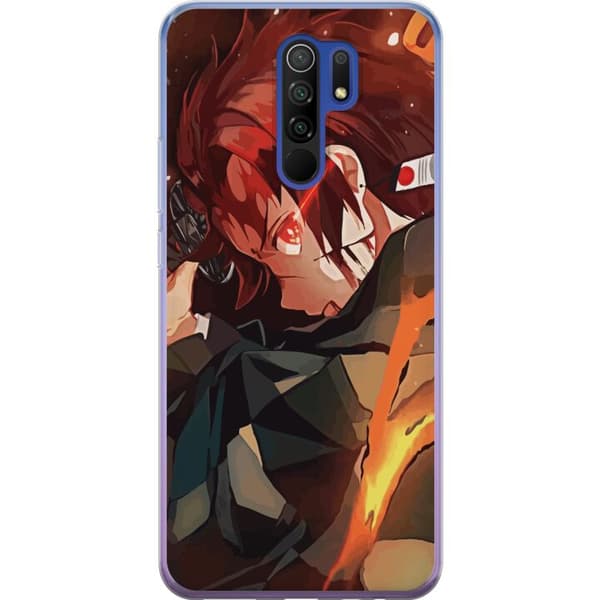 Kompatibelt Mobilskal till Xiaomi Redmi 9 Demon Slayer