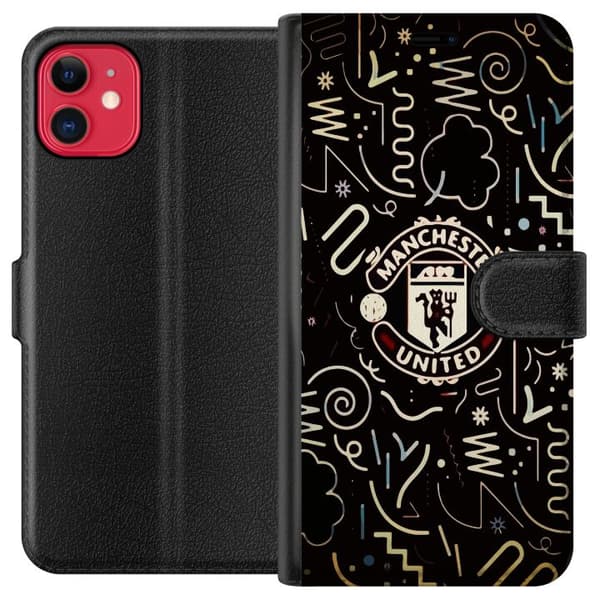 Kompatibelt Plånboksfodral till Apple iPhone 11 Manchester United