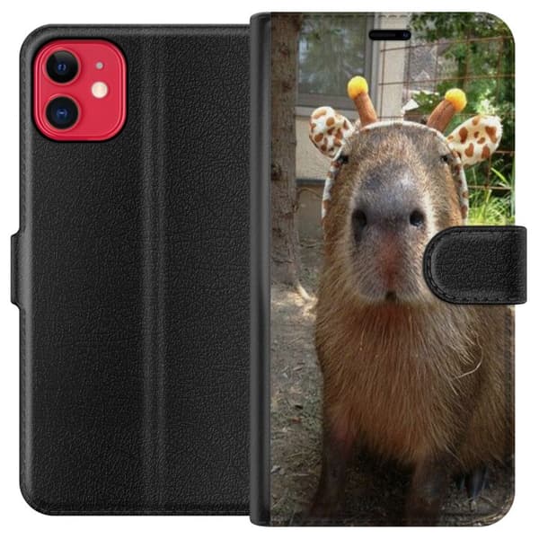 Kompatibelt Plånboksfodral till Apple iPhone 11 Capybara