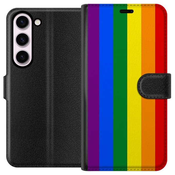 Kompatibel Tegnebogsetui til Samsung Galaxy S23 Pride Flagga