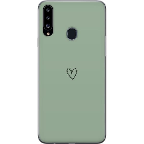 Kompatibelt Mobilskal till Samsung Galaxy A20s Hjärta